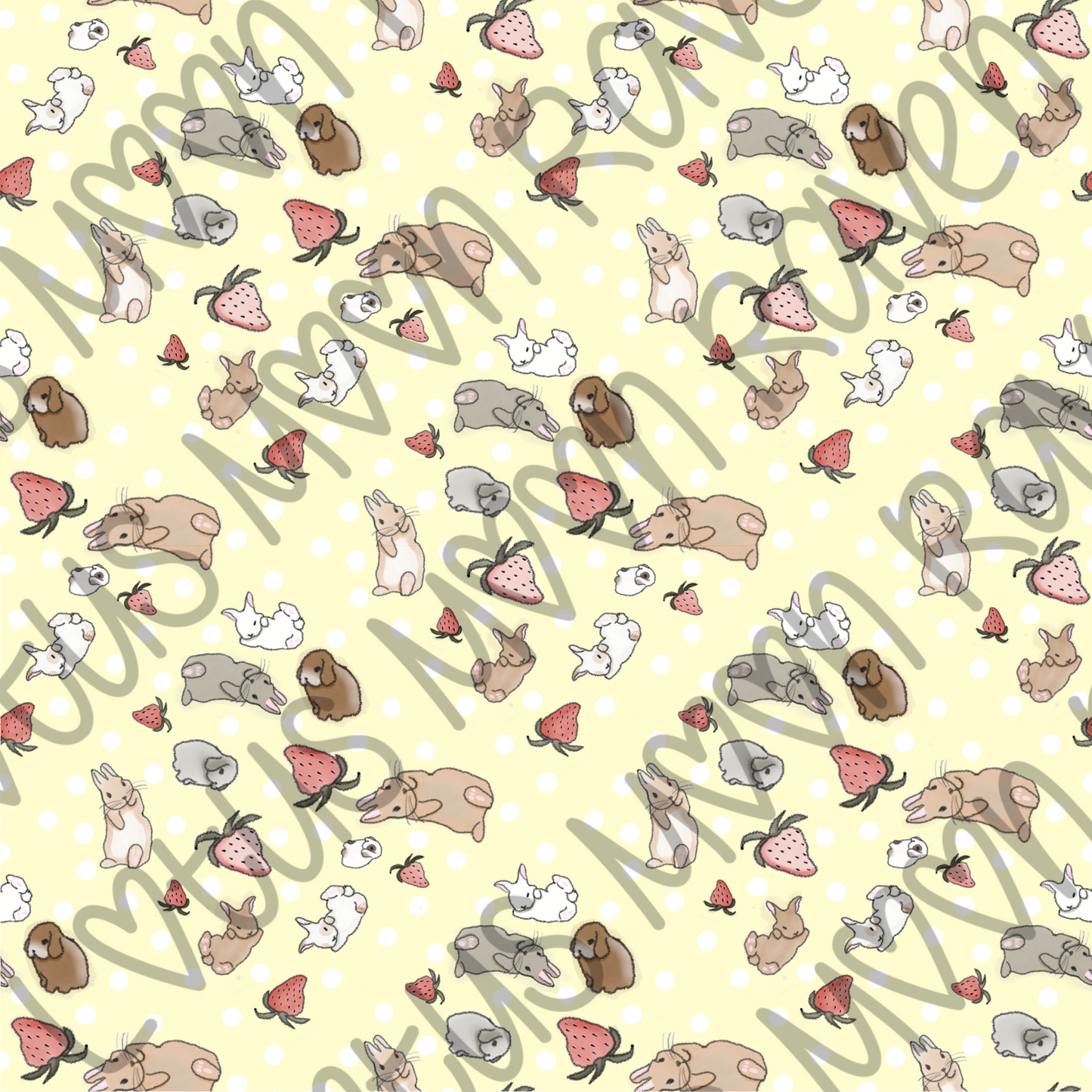 Strawberry Bunnies Papers