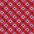 Hearts Quilted Blanket Papers