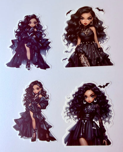 Dark Haired Goth Girls 3