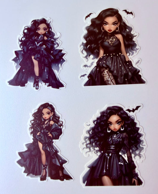 Dark Haired Goth Girls 3