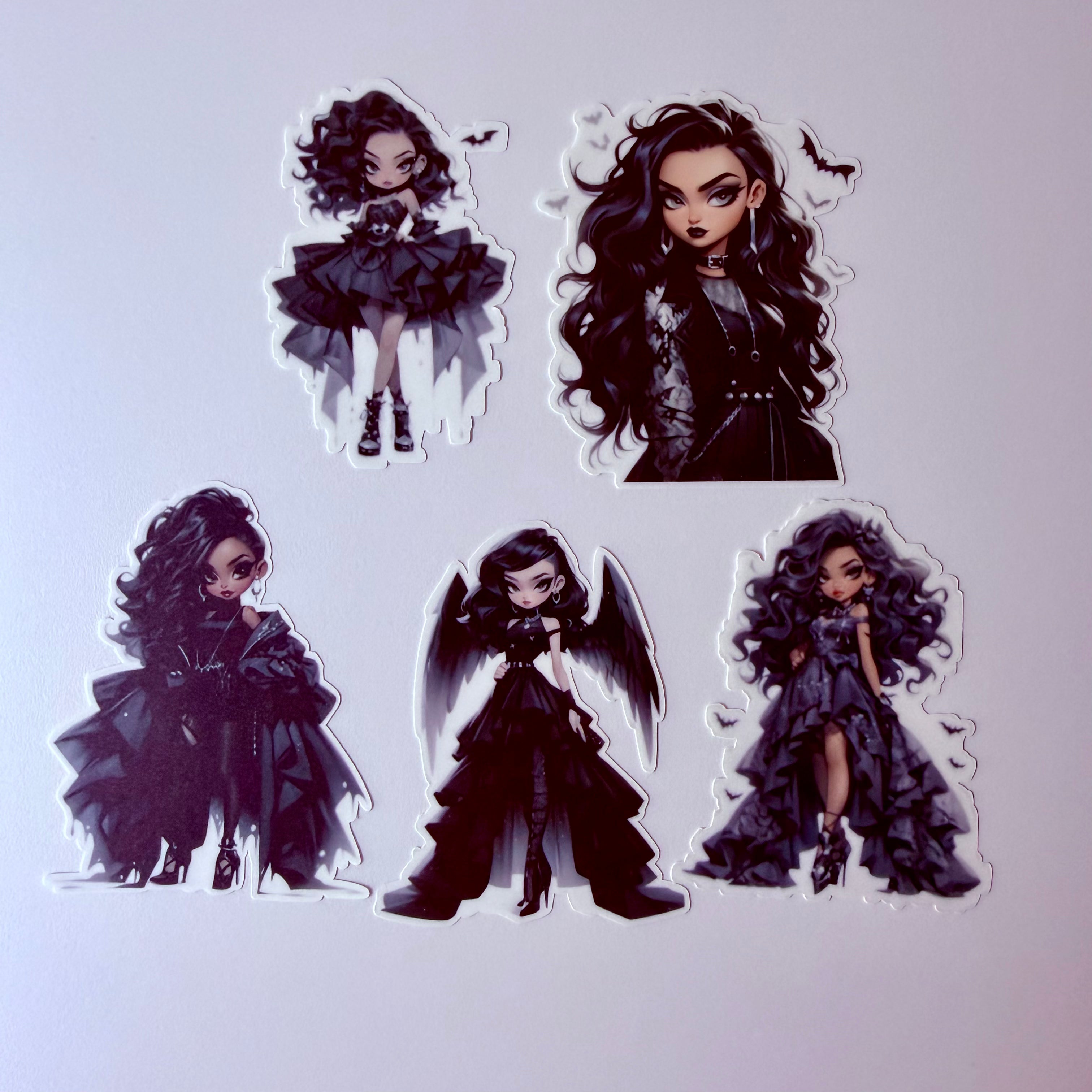 Dark Haired Goth Girls 2