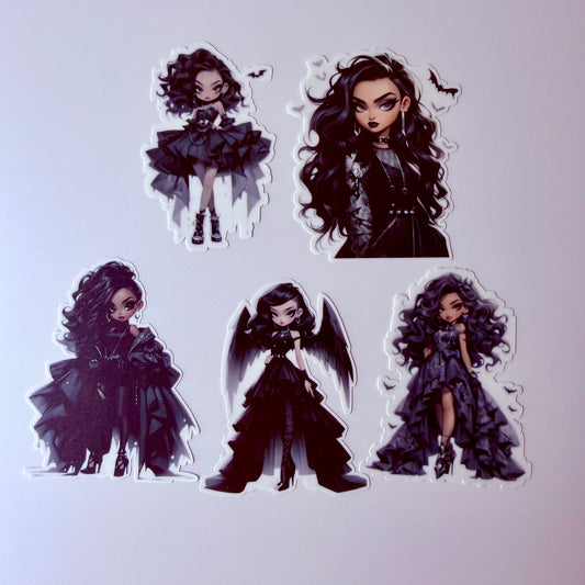 Dark Haired Goth Girls 2