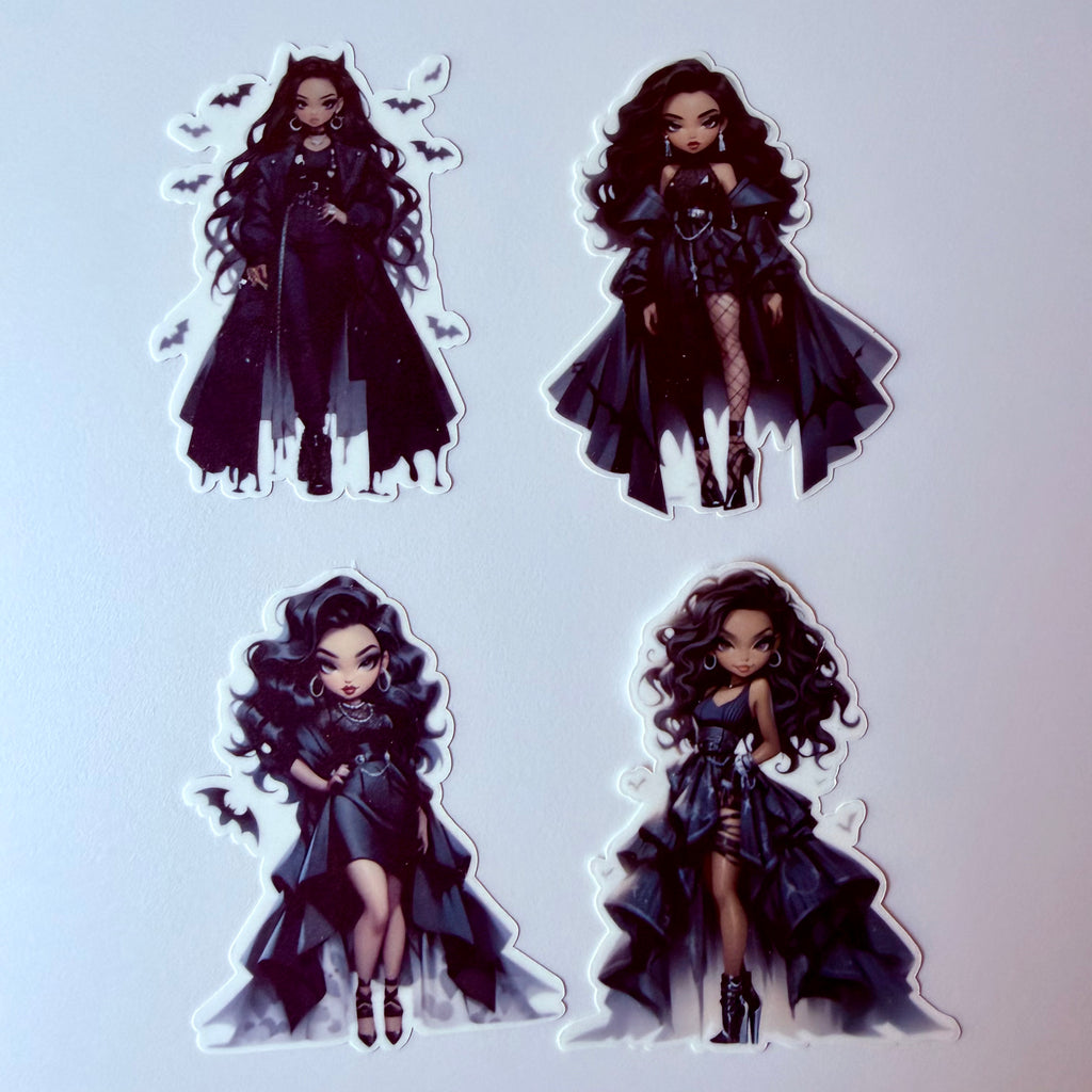 Dark Haired Goth Girls 1