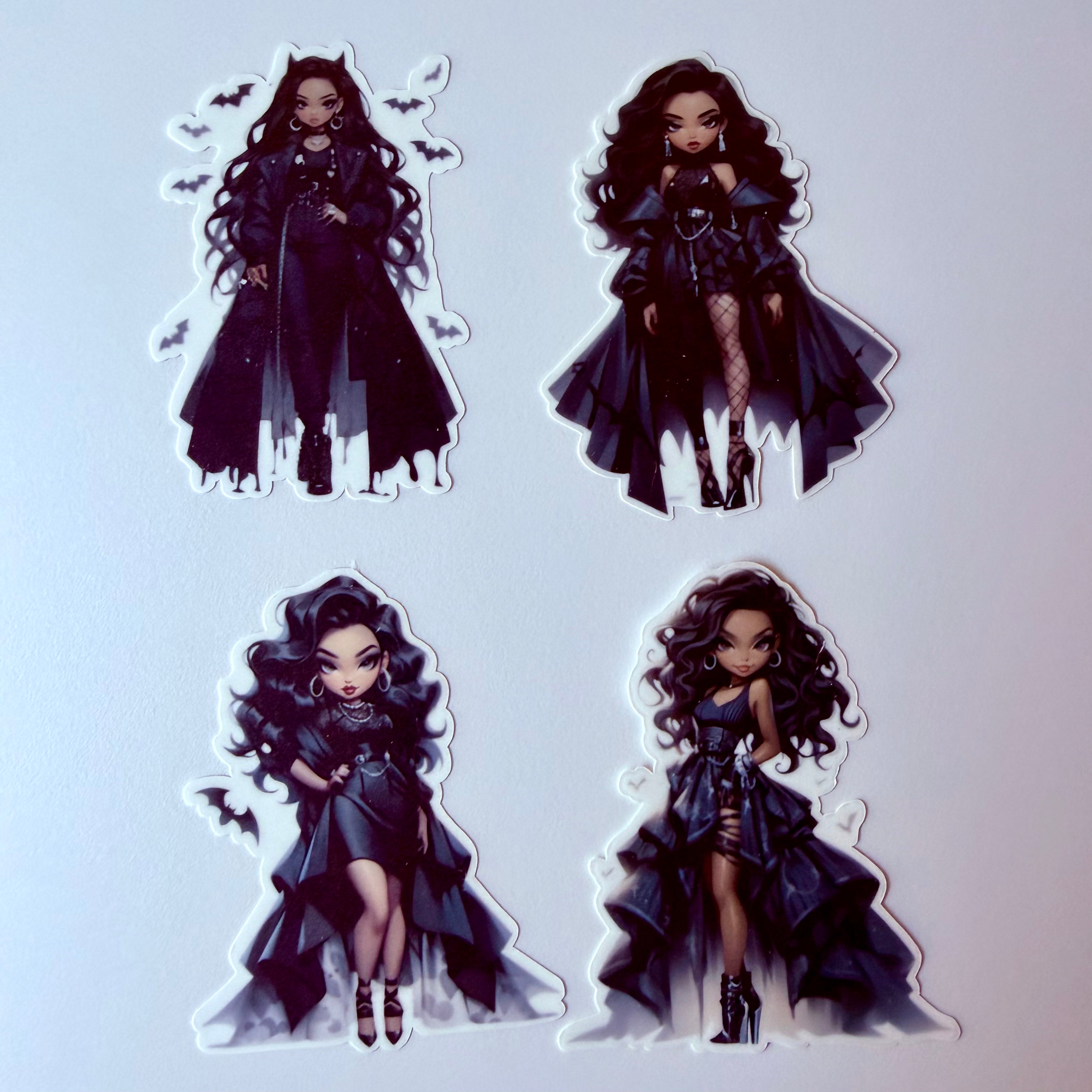 Dark Haired Goth Girls 1