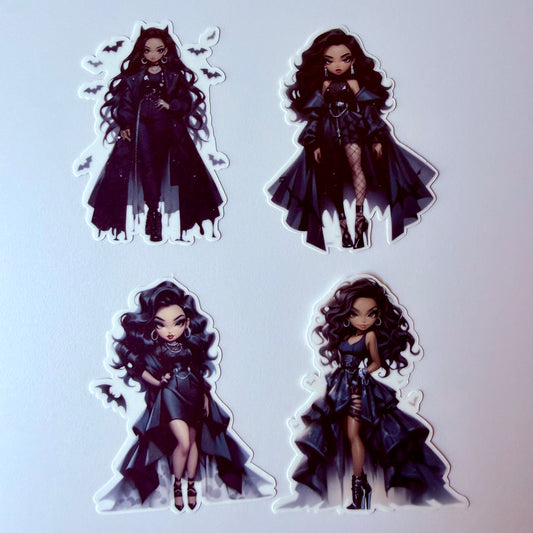 Dark Haired Goth Girls 1