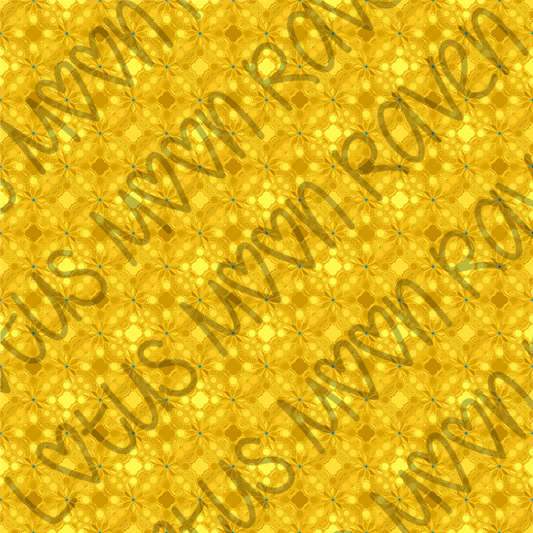 Golden Flowers Paper